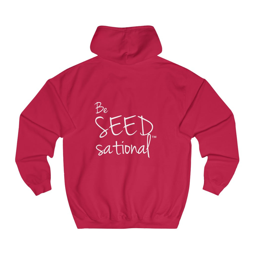 
                  
                    Load image into Gallery viewer, Unisex College Hoodie Be Seedsational
                  
                