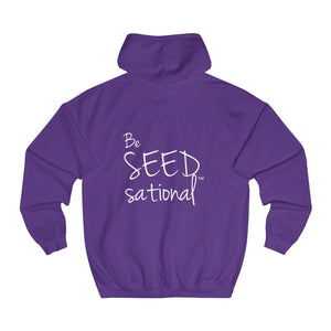 
                  
                    Load image into Gallery viewer, Unisex College Hoodie Be Seedsational
                  
                