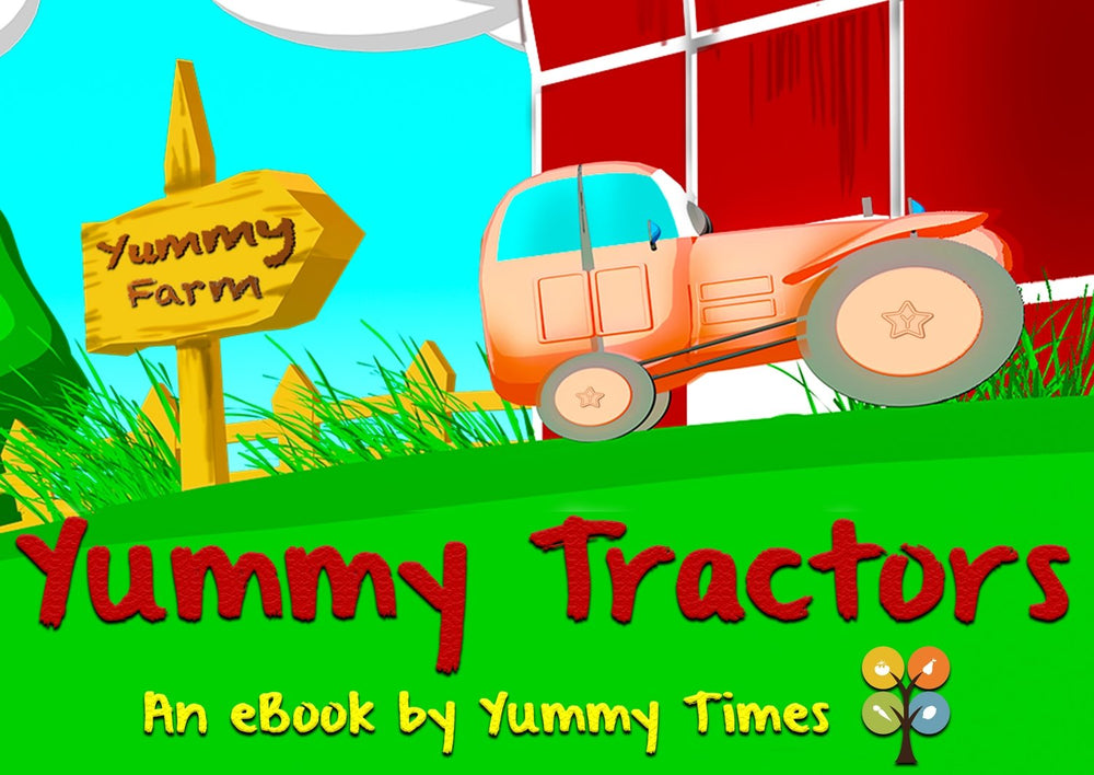 Yummy Tractors eBook (Bilingual German Edition)
