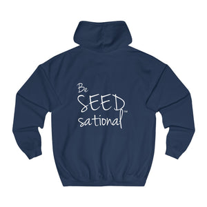 
                  
                    Load image into Gallery viewer, Unisex College Hoodie Be Seedsational
                  
                